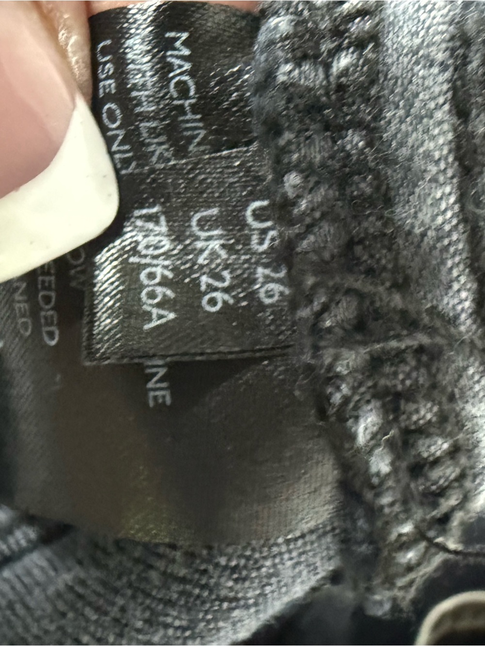Anthropologie Pilcro High Rise Stretch Ankle Skinny Jeans Black 26 - Picture 13 of 14